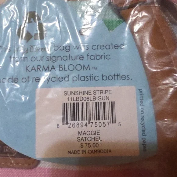 Karma Bloom Maggie Satchel NWT LILY BLOOM - Picture 2 of 4